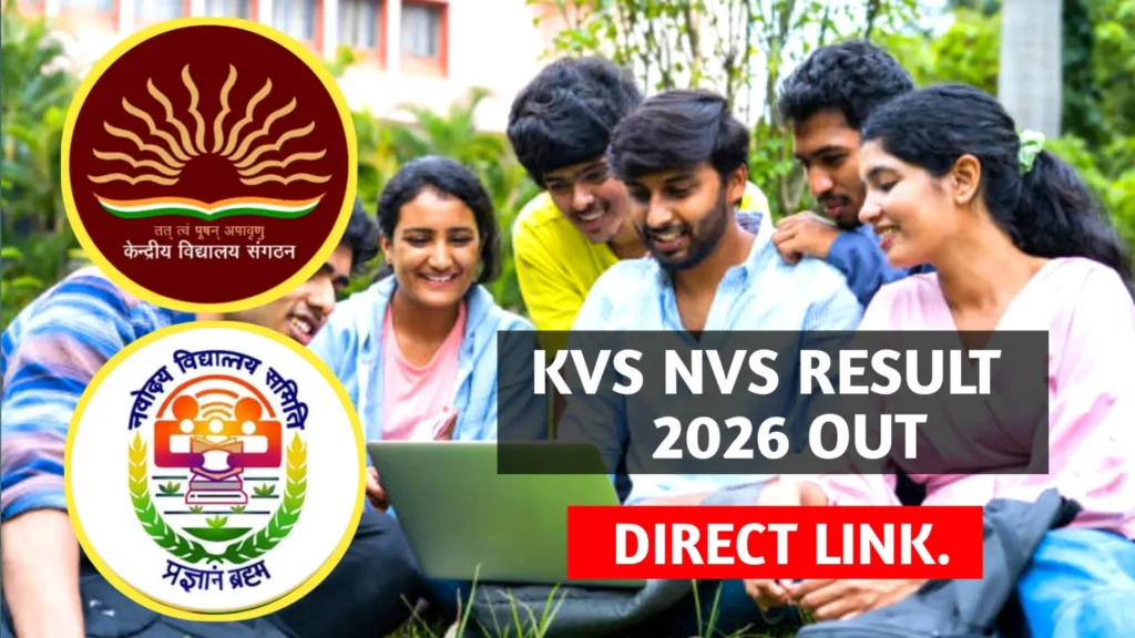 KVS NVS Result 2026 Out