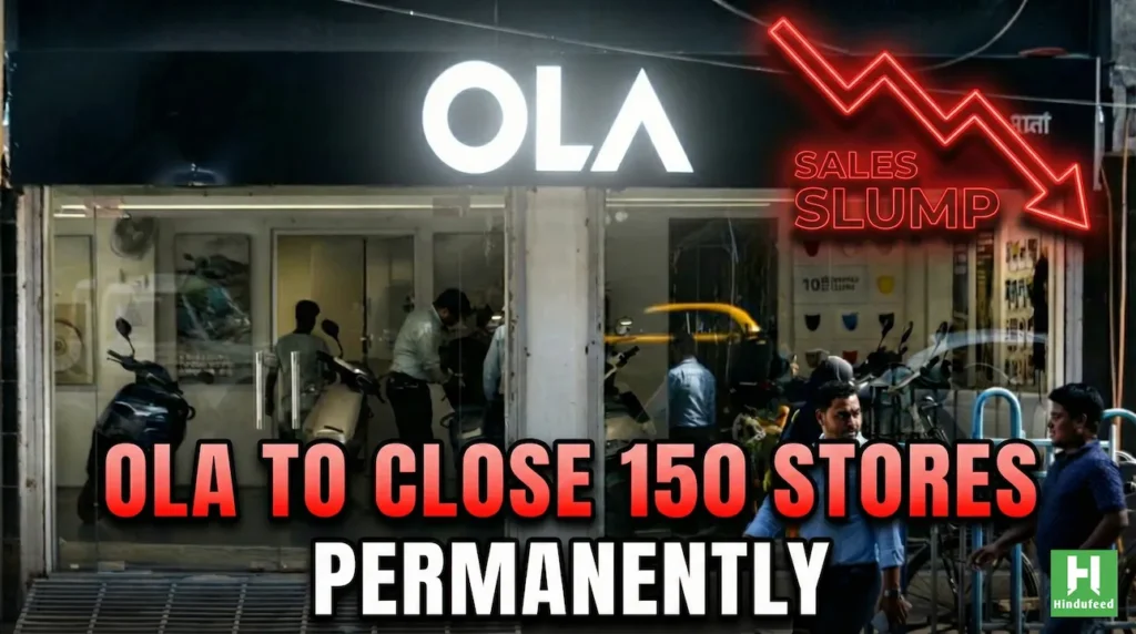 Ola Electric to Close 150 More Stores Amid Deepening Sales Slump OLA Electric