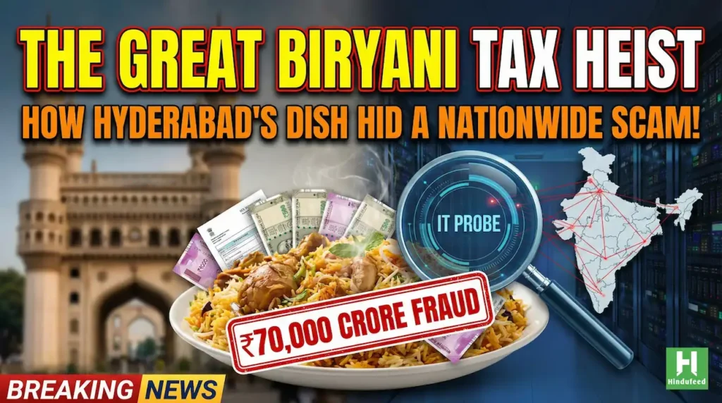 The Biryani Tax Scam: How an IT Probe Into Hyderabad’s Iconic Biryani-Chains Unravelled a ₹70,000 Crore Nationwide Fraud Using AI Hindufeed
