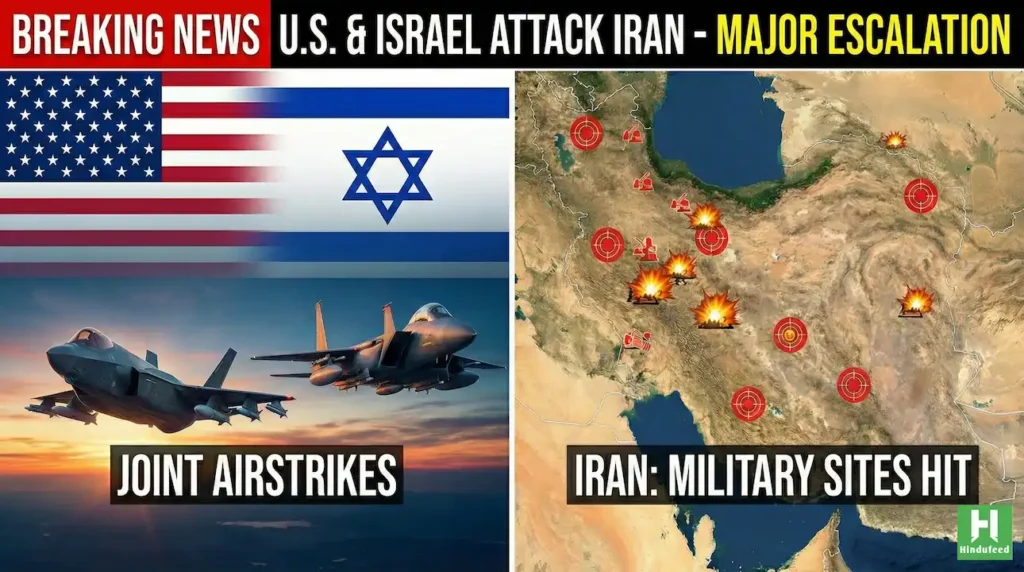 U.S. and Israel Launch Coordinated Airstrikes on Iranian Military Sites in Major Escalation U.S. and Israel Launch Coordinated Airstrikes on Iranian Military Sites