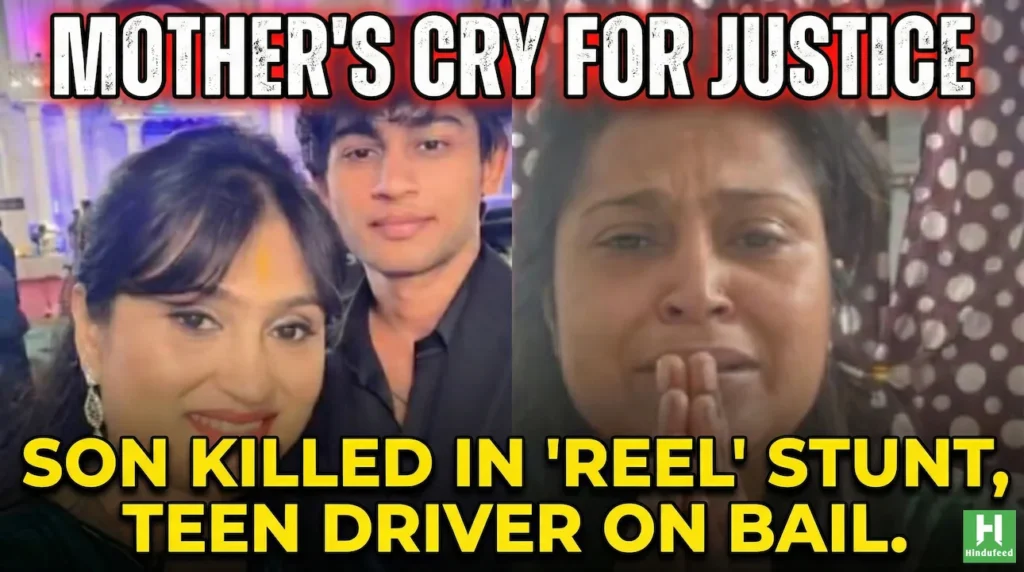 Mother Pleads for Justice After Son Killed in Reckless “Reel” Stunt by a Minor Unlicensed Driver in Delhi Hindufeed