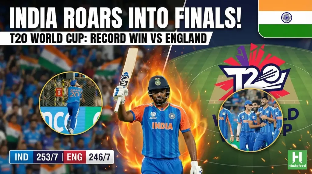 IND vs ENG | India Edges England in Record-Breaking T20 Semi-Final, Reaches Final!