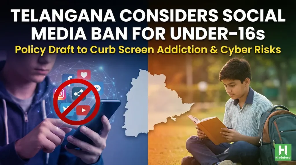Telangana Considers Social Media Ban for Under-16s
