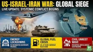 Live Updates as US-Israel-Iran War Triggers Energy Lockdowns and Market Collapse