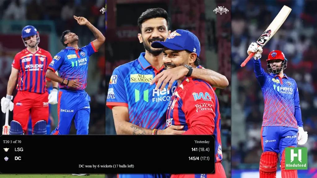 IPL 2026: From 26/4 to Victory—Delhi Capitals Stunningly Overpower Lucknow IPL 2026: From 26/4 to Victory—Delhi Capitals Stunningly Overpower Lucknow