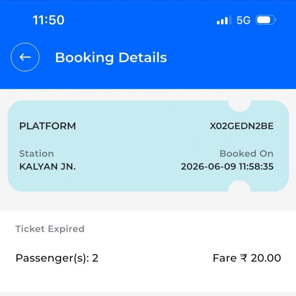 Train Delayed by 6 Hours, But Man Fined ₹520 After Platform Ticket Expires at Kalyan Station 10 Hindufeed